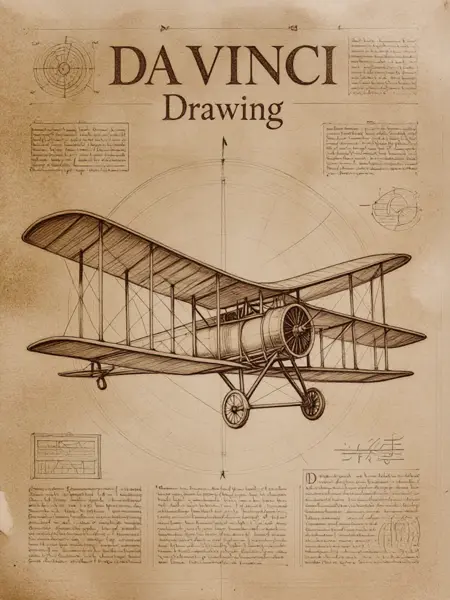 Da Vinci Drawing羊皮纸/达芬奇画风LoRA