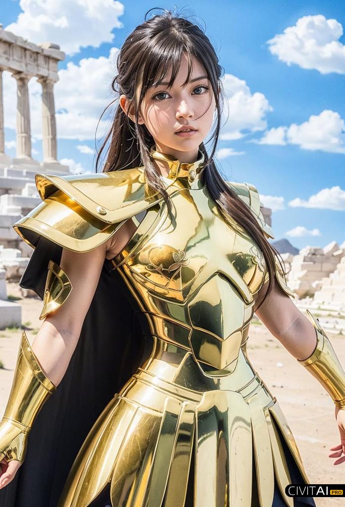 圣斗士星矢雅典娜cosplay插图