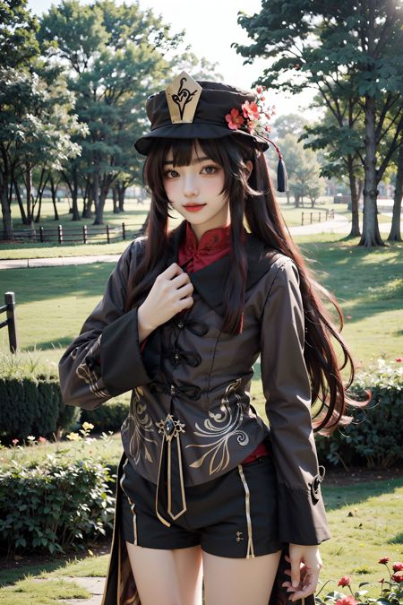 《原神》胡桃Cosplay LoRA角色模型插图6