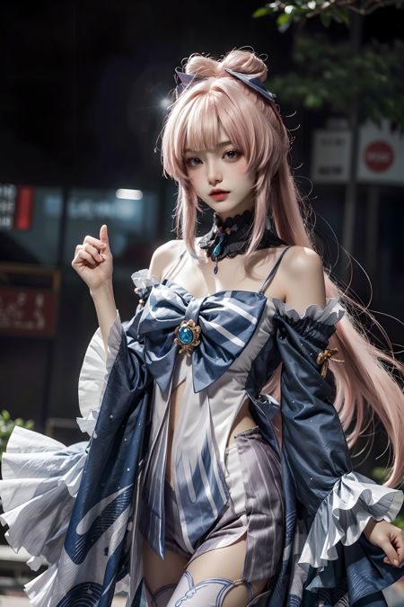 《原神》珊瑚宫心海Cosplay LoRA角色模型插图1