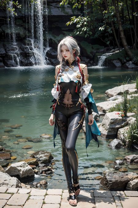 《原神》申鹤Cosplay LoRA角色模型插图3