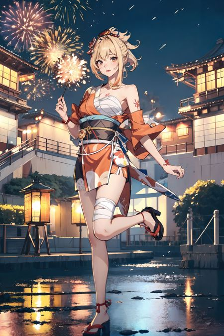 《原神》宵宫Cosplay LoRA角色模型插图2