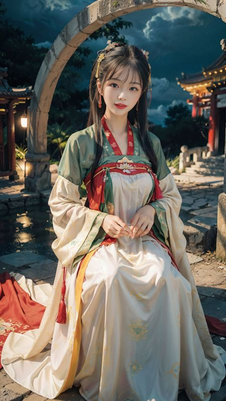 hanfu tang 汉服唐风LoRA服饰模型插图1