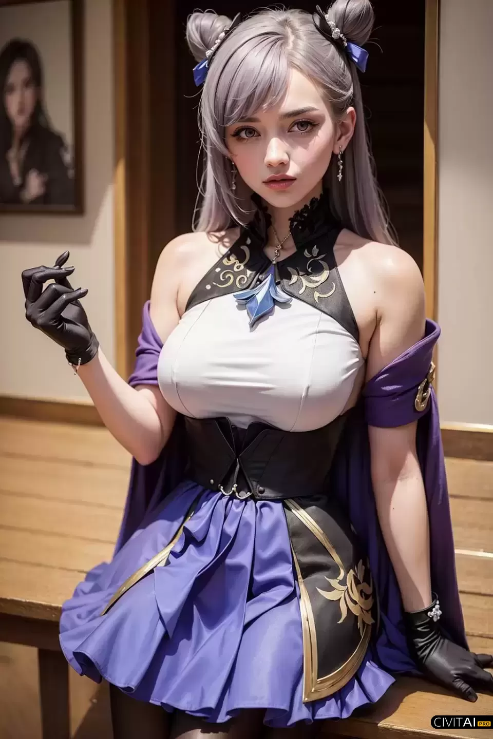 《原神》刻晴角色Cosplay插图