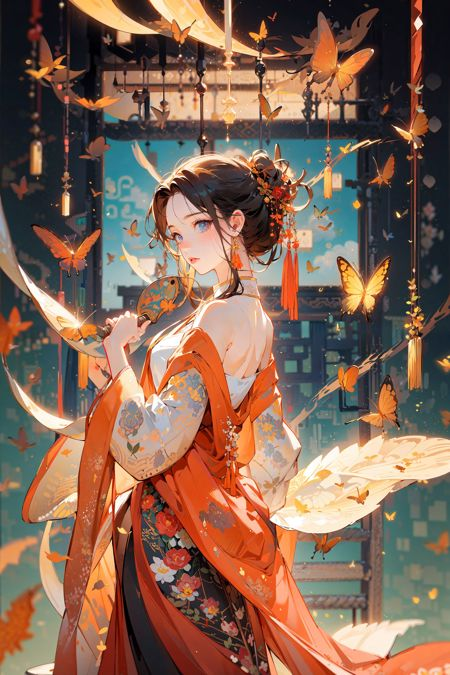 花想容/中国风/古代美人LoRA模型插图6