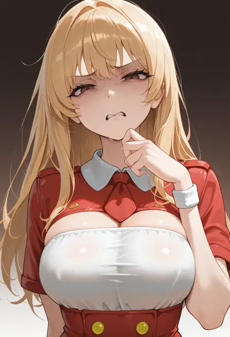 嫌弃/厌恶/讨厌表情多版本LoRA