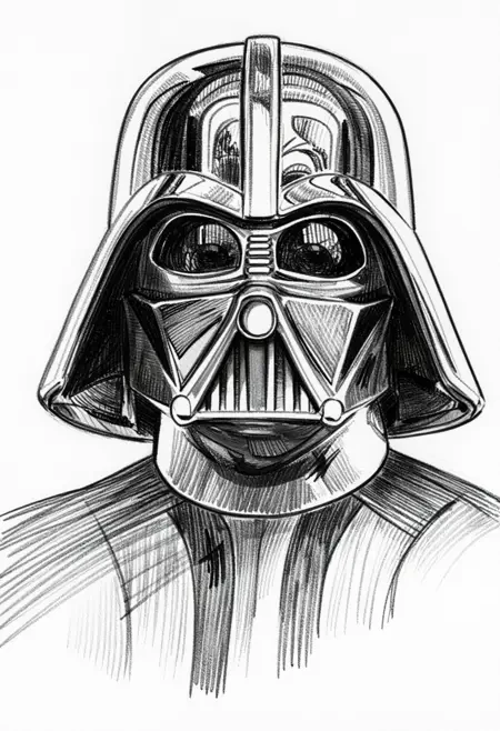 动漫素描/角色草图线稿ZImage LoRA插图3 动漫素描/角色草图线稿ZImage LoRA插图3