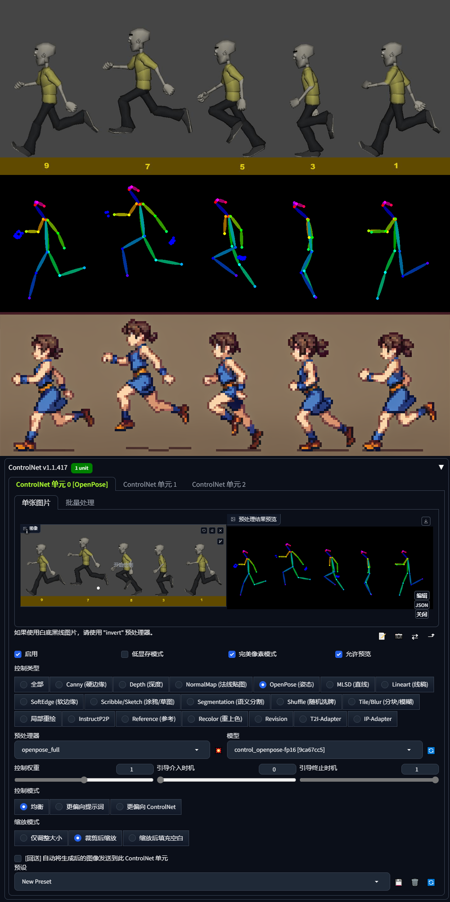 2D像素工具包/角色LoRA模型插图