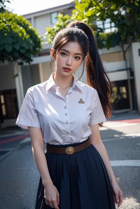 泰国大学制服LoRA模型插图5