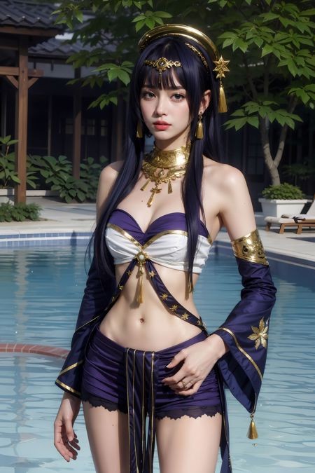 《原神》坎蒂丝Cosplay LoRA模型插图2