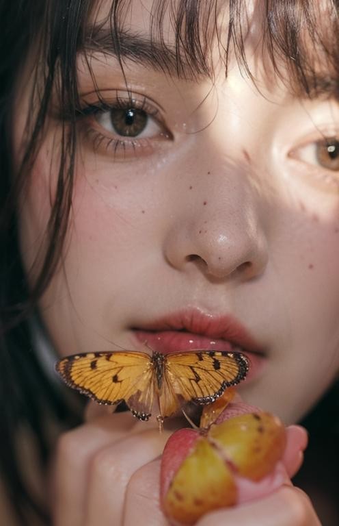 手指上的蝴蝶插图 手指上的蝴蝶插图