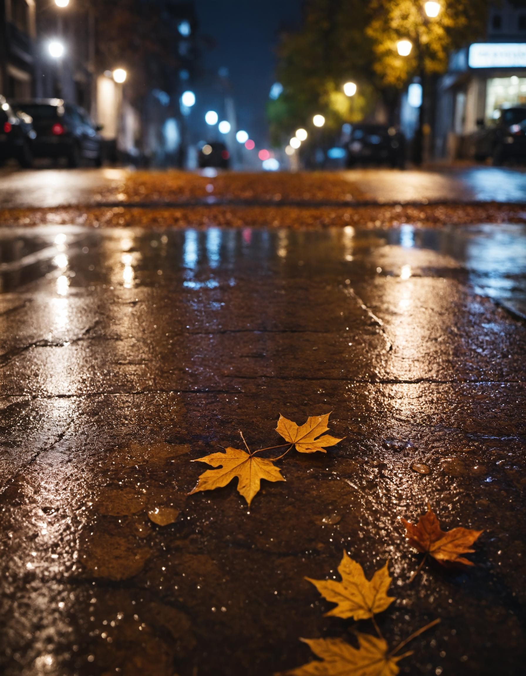 雨后地上的落叶插图 雨后地上的落叶插图