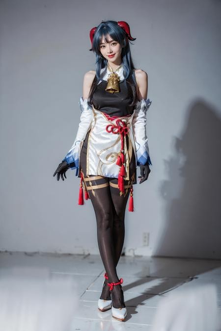 《原神》甘雨Cosplay服装插图1