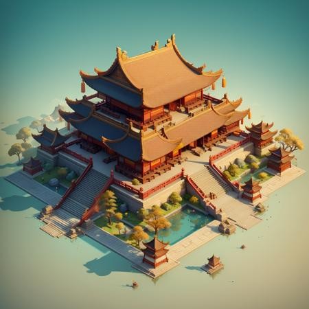 中国古建筑/楼阁LoRA模型插图3