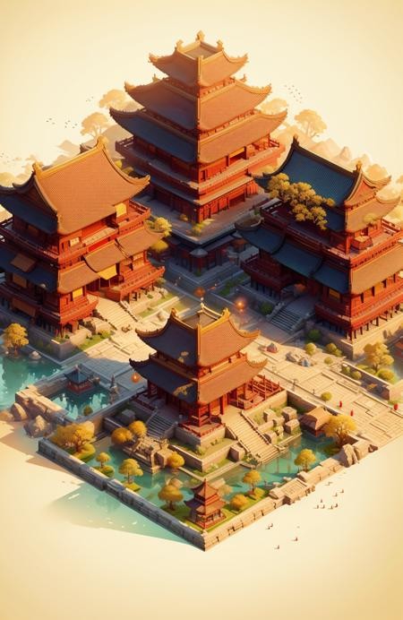 中国古建筑/楼阁LoRA模型插图5