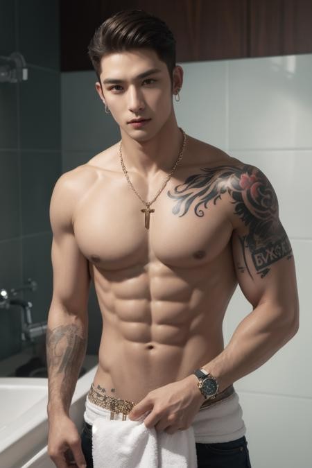 真人男性脸模LoRA模型插图5