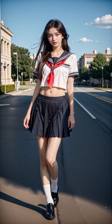 露脐JK制服/水手服插图1