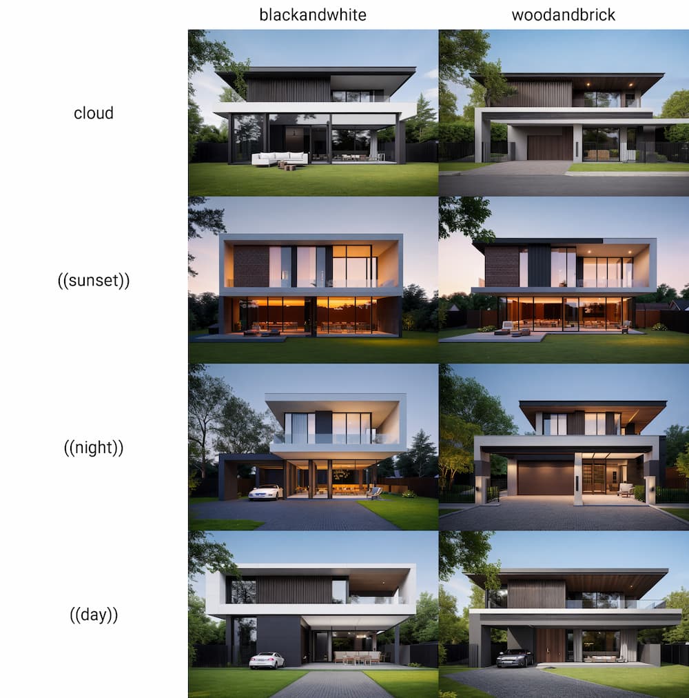 现代别墅/住宅设计效果图插图3