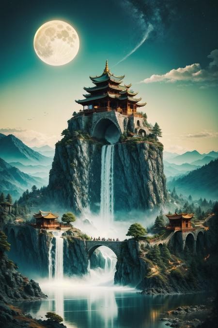 水墨风景/水墨山水画风插图4