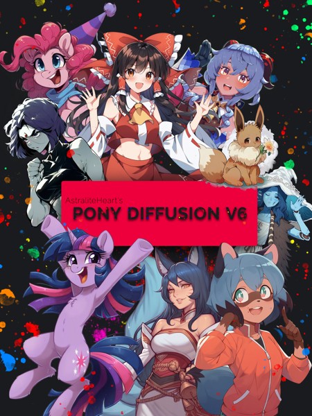 Pony Diffusion V6 XL动漫全能模型