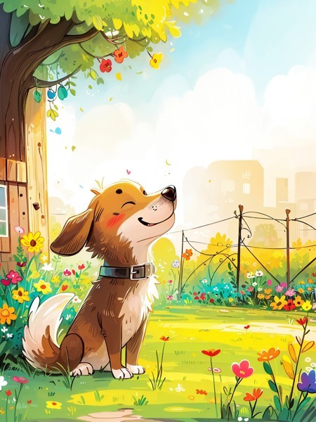 儿童绘本插图/可爱手绘LoRA插图7