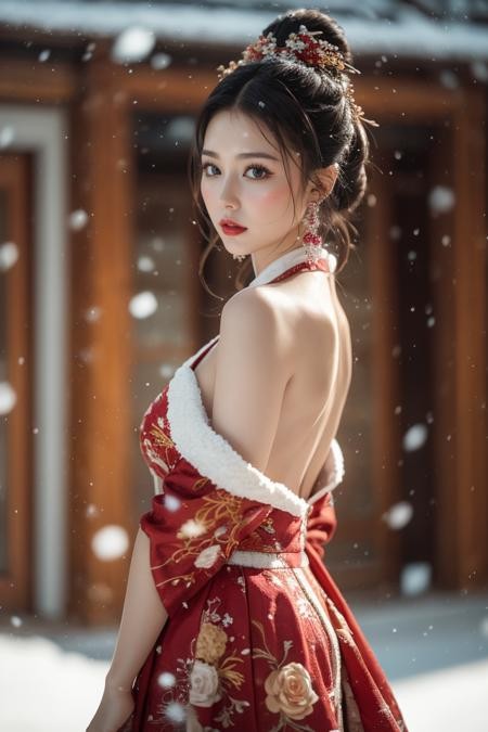 暖雪/古风摄影写真LoRA插图7