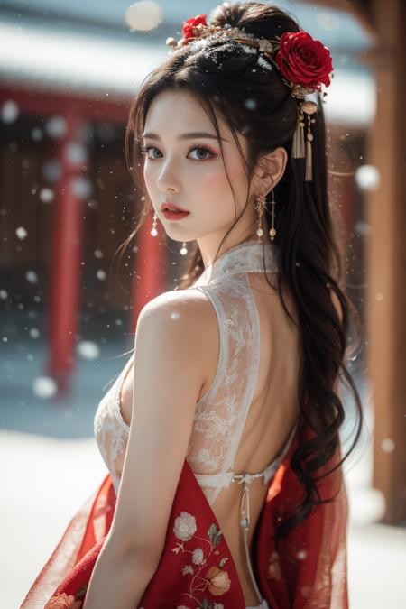 暖雪/古风摄影写真LoRA插图8