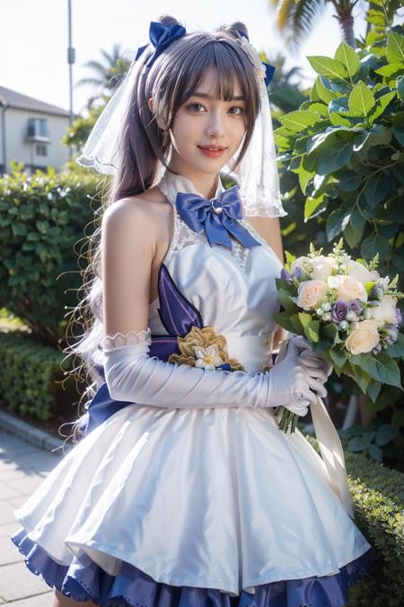 《原神》刻晴花嫁Cosplay插图9