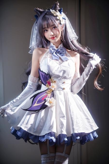 《原神》刻晴花嫁Cosplay插图10