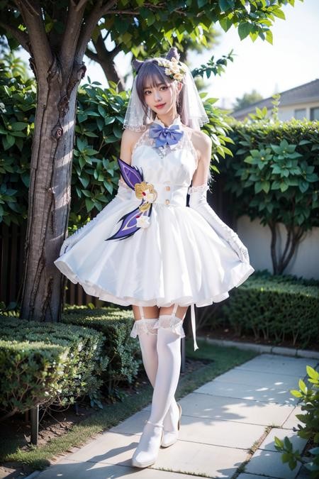 《原神》刻晴花嫁Cosplay插图11