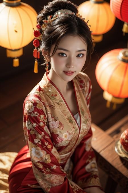 春节女性服饰/结婚过年场景LoRA插图4