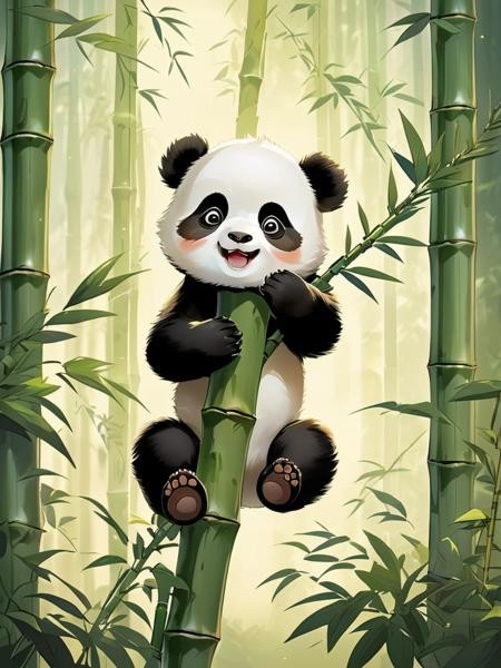 Copax Cute XL动物插画大模型插图2