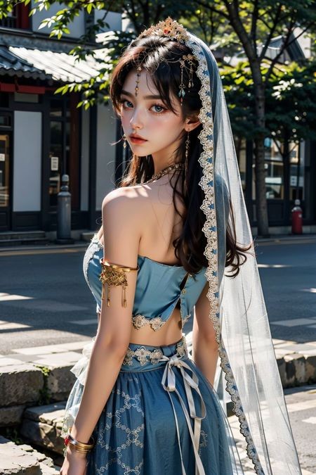 西域公主服饰/国风服装LoRA插图9