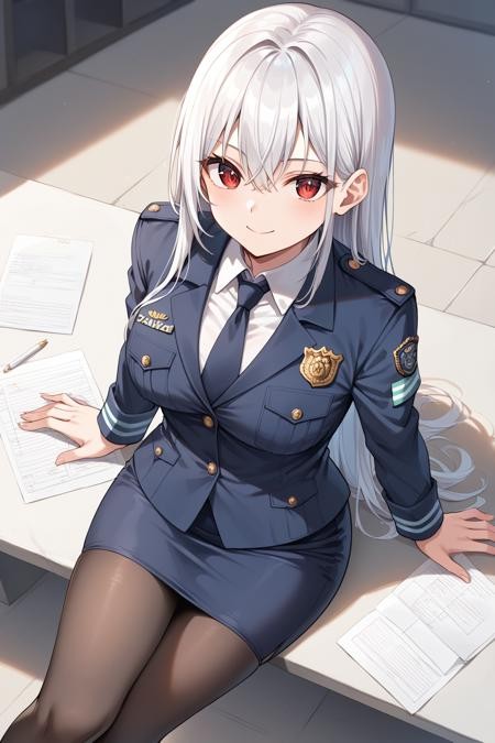 日系女警制服套装PDXL LoRA