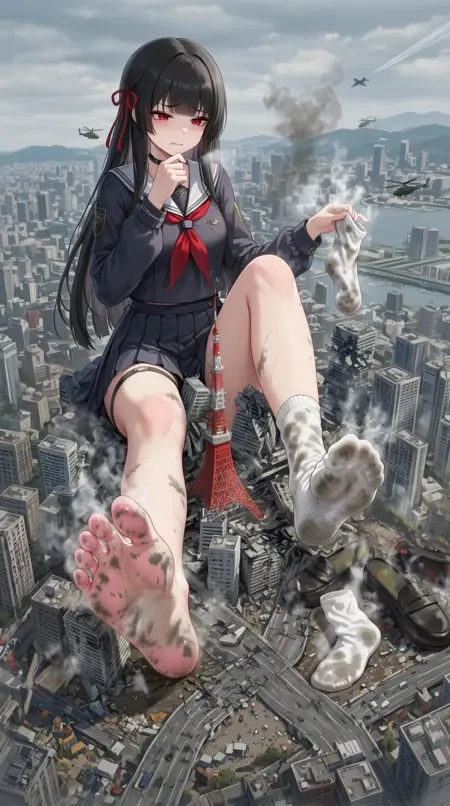 女巨人/巨大娘Illus/Pony LoRA插图6 女巨人/巨大娘Illus/Pony LoRA插图6