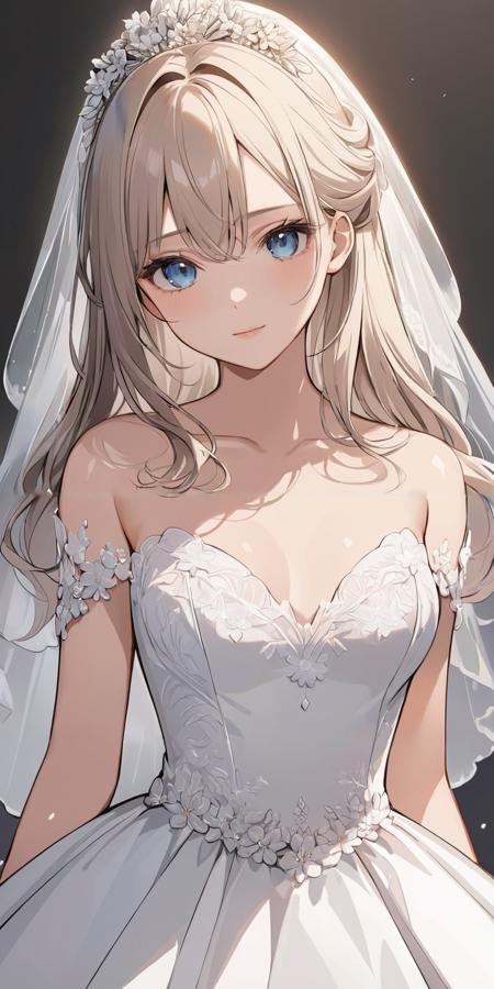 结婚礼服/婚纱/头纱PDXL LoRA插图4