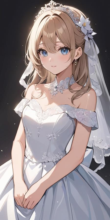 结婚礼服/婚纱/头纱PDXL LoRA插图5