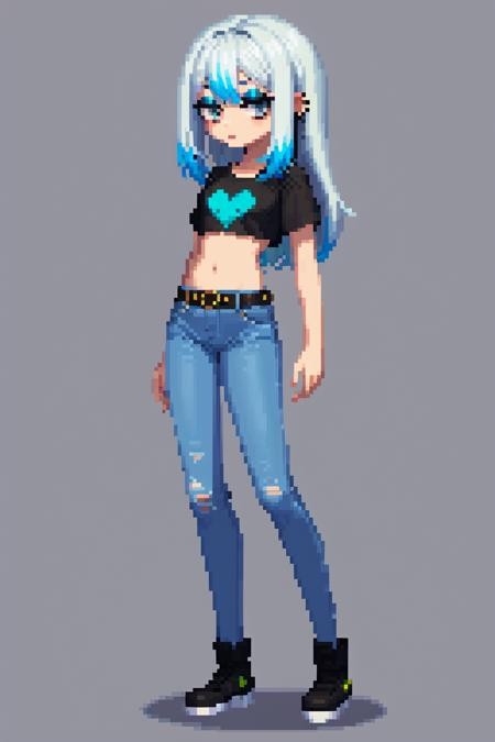 PixelArt PonyXL像素动漫大模型插图