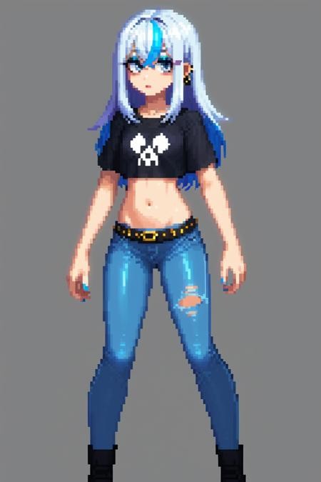 PixelArt PonyXL像素动漫大模型插图3