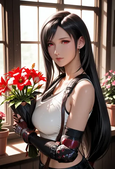 《最终幻想7》蒂法角色LoRA插图4 《最终幻想7》蒂法角色LoRA插图4