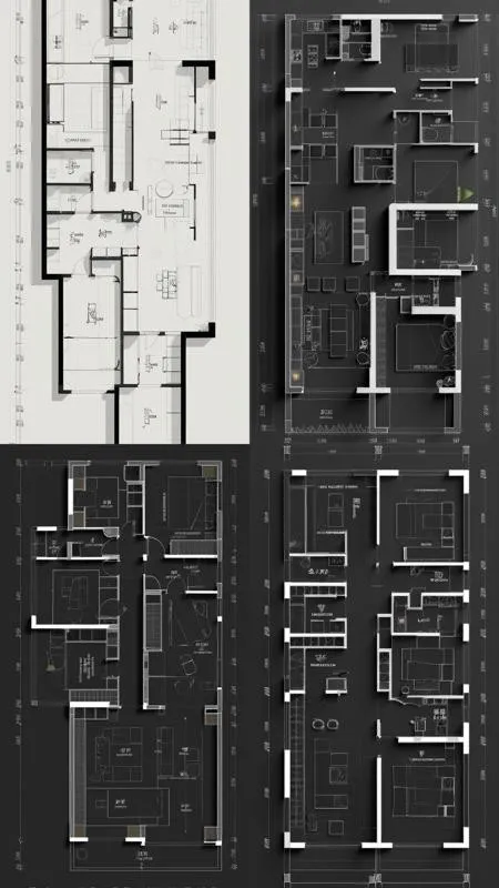 平面户型图2D转3D/上色SDXL LoRA插图12 平面户型图2D转3D/上色SDXL LoRA插图12