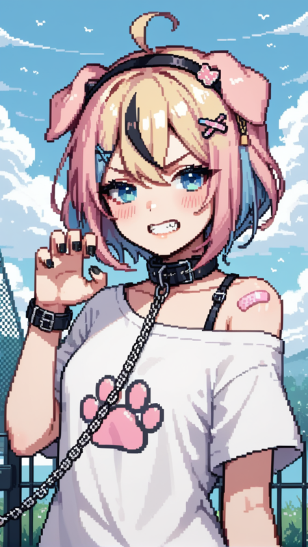 Pixel Pictures Pony 像素风动漫模型