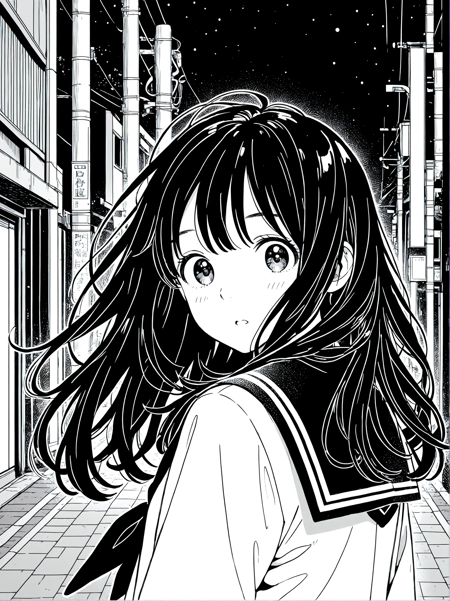 beret mix Mango 漫画大模型