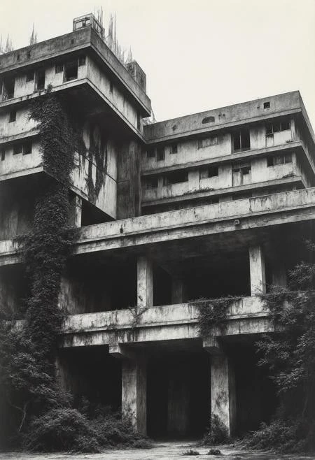 复古老旧建筑Flux/野兽派建筑LoRA插图13 复古老旧建筑Flux/野兽派建筑LoRA插图13