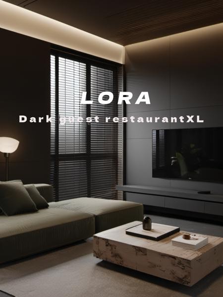 深色系现代风室内设计XL LoRA