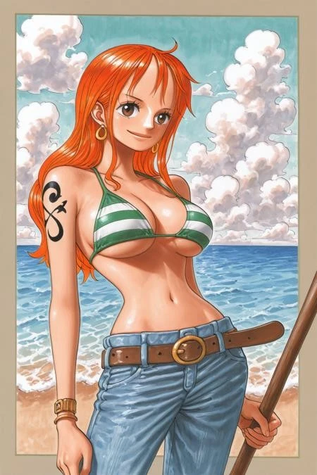 《海贼王》尾田荣一郎角色画风LoRA插图14 《海贼王》尾田荣一郎角色画风LoRA插图14