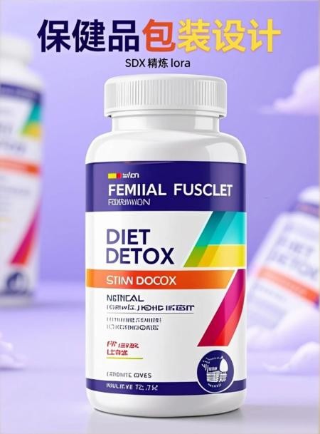 保健食品药品外包装设计XL LoRA