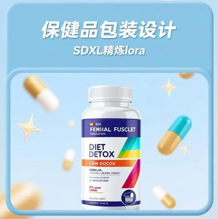 保健食品药品外包装设计XL LoRA
