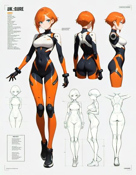 角色原型设计/物体蓝图Illus LoRA