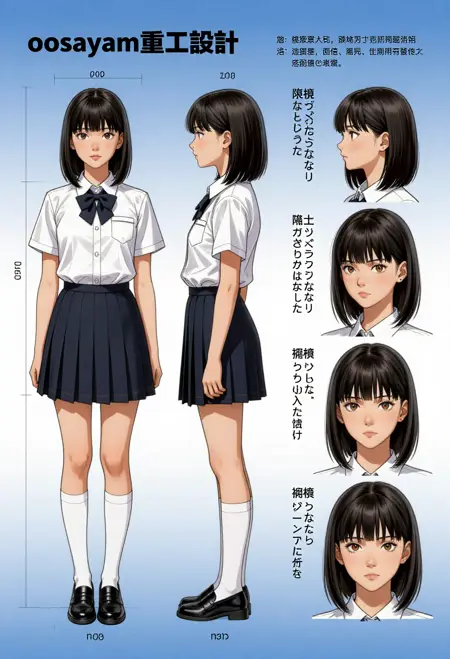 角色原型设计/物体蓝图Illus LoRA